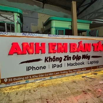 LÀM BẢNG HIỆU CỬA HÀNG ĐIỆN THOẠI DI ĐỘNG BỀN ĐẸP, GIÁ RẺ
