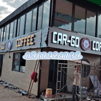 THIẾT KẾ THI CÔNG BẢNG HIỆU QUÁN CÀ PHÊ TRỌN GÓI GIÁ RẺ